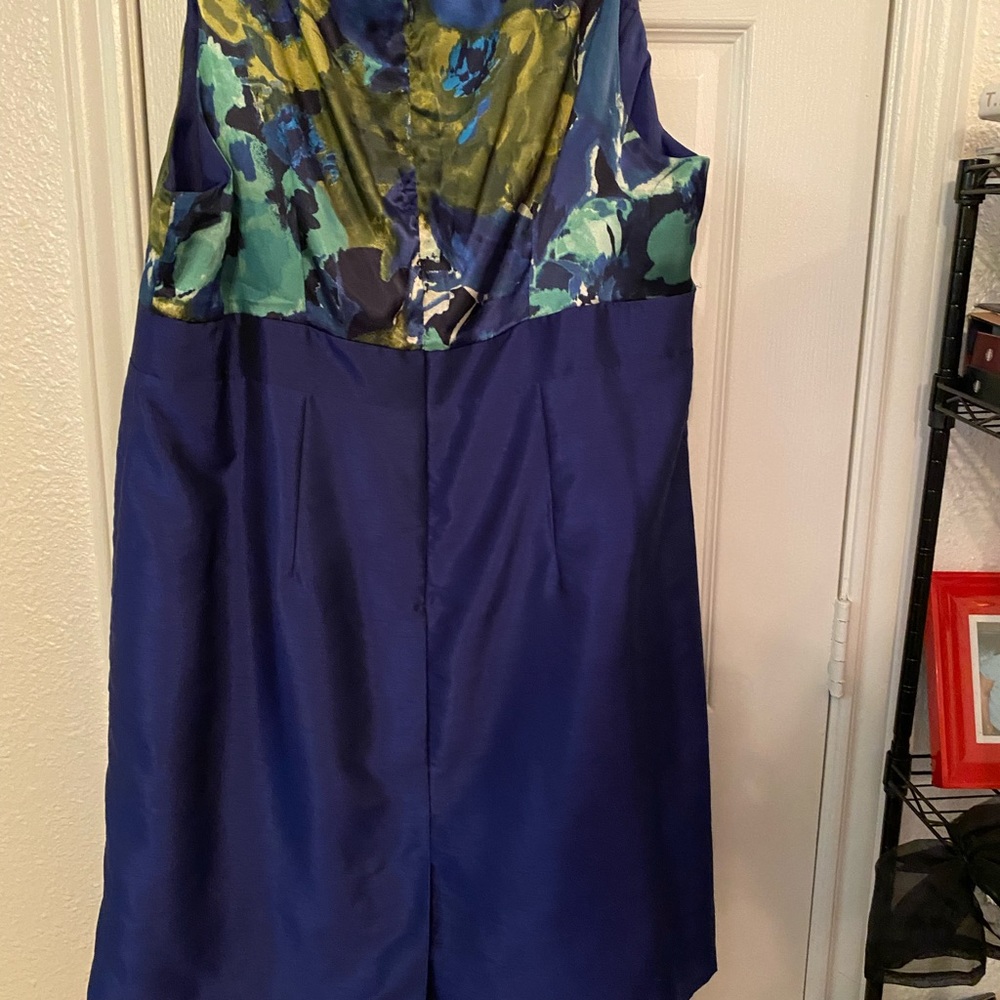 Beautiful Royal Blue & Chartreuse 2 piece dress suit…
